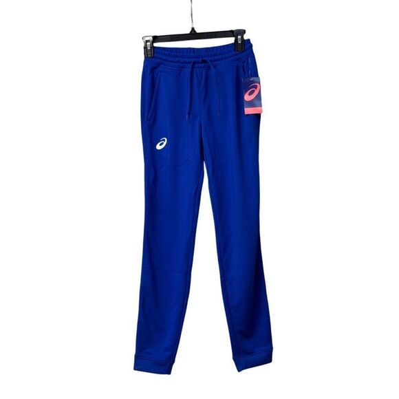 ASICS Women's Cuffed French Terry Jogger, Royal Blue, - Picture 10 of 11